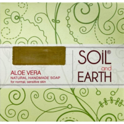 Натуральное мыло с алоэ, Soil & Earth, 125 г