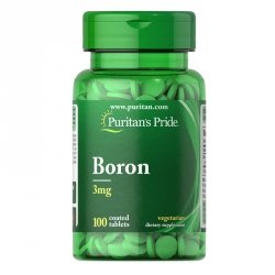 Bor 3 mg,  Puritan's Pride, 100 tabletek
