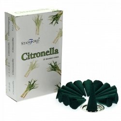Конические ароматические палочки - Цитронелла, Stamford Premium, 12 шт.