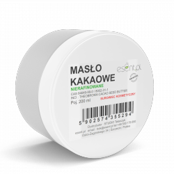 Masło Kakaowe nierafinowane ORGANIC, Esent, 200 ml
