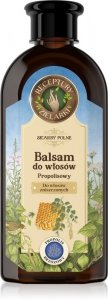 RECEPTURY ZIELARKI Skarby Polne Balsam z propolisem brzozowym do włosów zniszczonych 350ml 