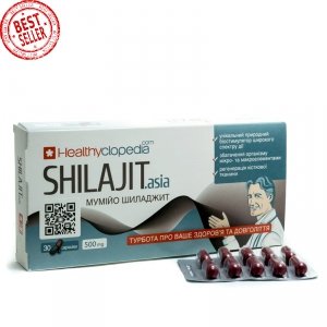 Mumio Shilajit, Mumijo z Gór Tien Szan, 30 kapsulek/ 500 mg 
