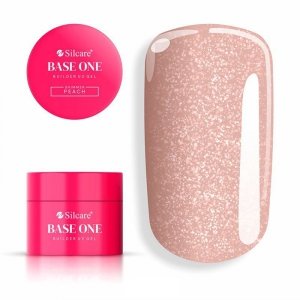 SILCARE Base One Gel Żel budujący do paznokci - Shimmer Peach 50 g 