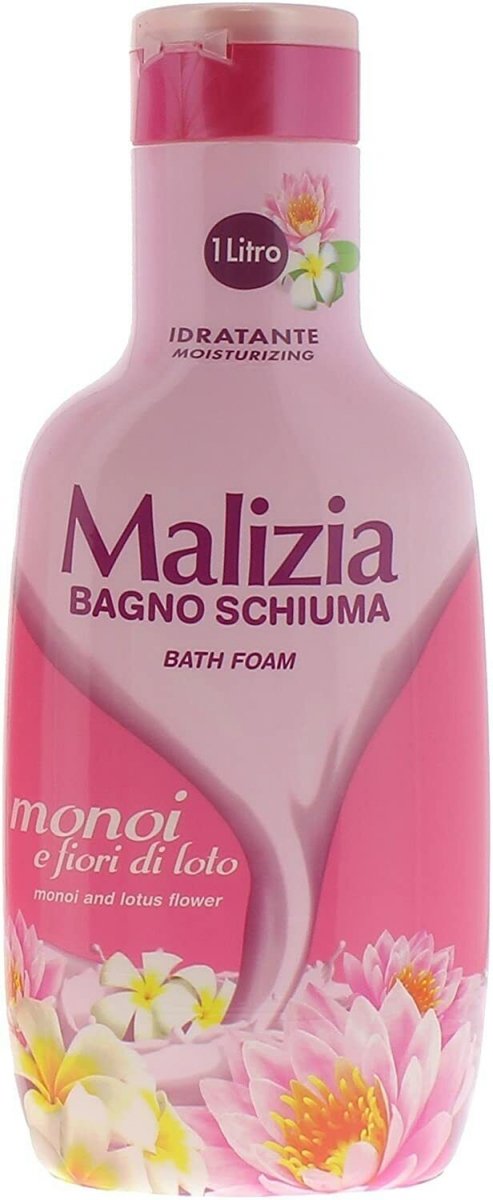 Płyn do Kąpieli Monoi i Kwiat Lotosu, Malizia, 1 litr