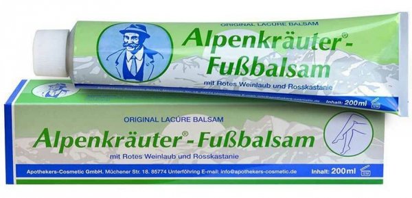 Maść Alpejska na Zmęczone Nogi, Alpenkrauter, 200ml