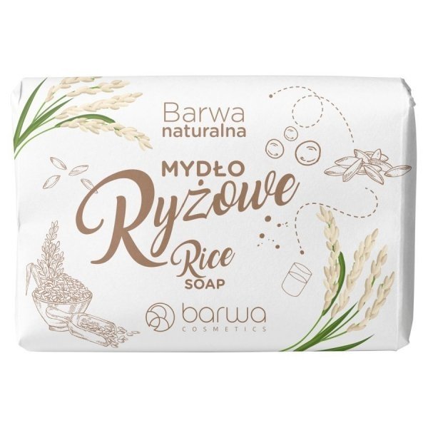 BARWA Naturalna Mydło w kostce Rice  100g