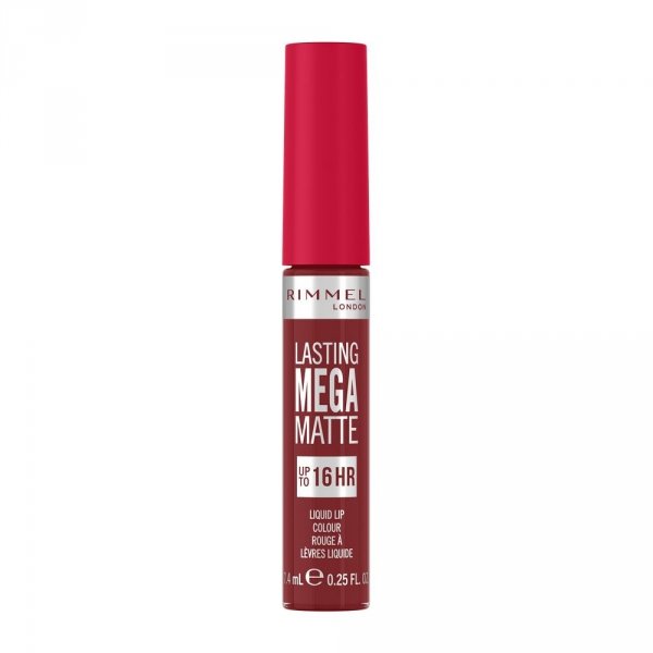 RIMMEL Lasting Mega Matte Płynna pomadka do ust 930 Ruby Passion 7.4 ml