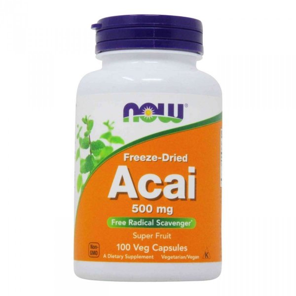 Acai 500 mg, NOW Foods, 100 capsules