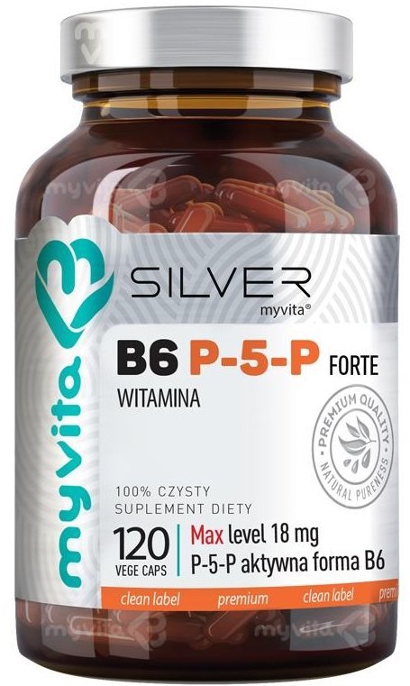 Vitamin B6 P-5-P FORTE SILVER PURE 100%, Myvita
