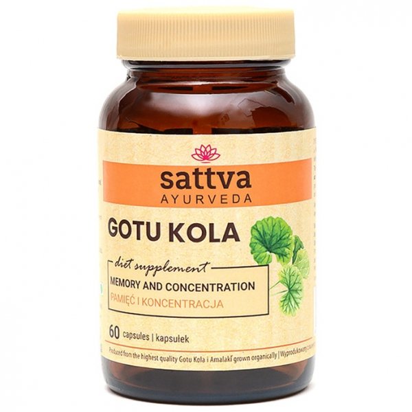 GOTU KOLA Dietary Supplement, SATTVA, 60 capsules