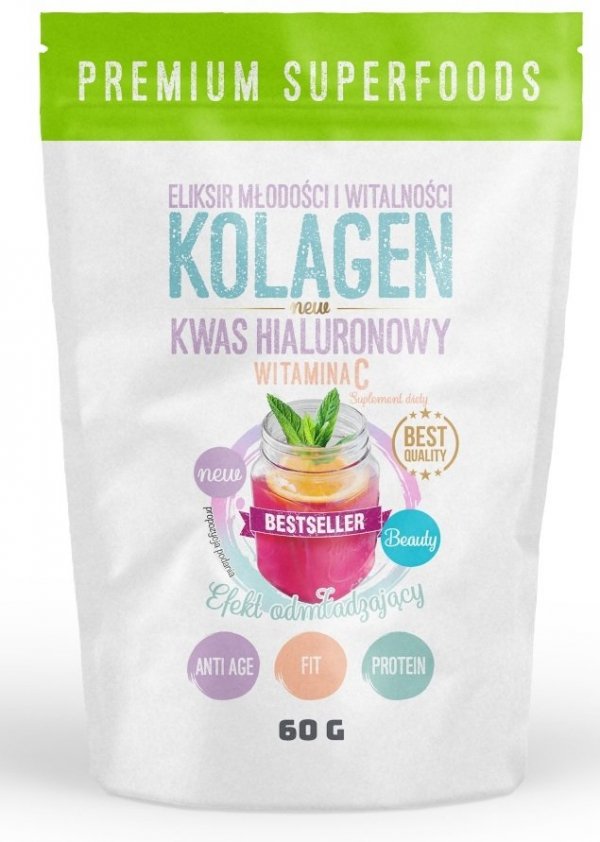Collagen + Vitamin C + Hyaluronic Acid, Intenson, 60g