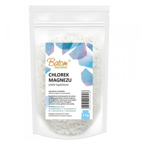Płatki Kąpielowe (Chlorek Magnezu), Batom, 1 kg