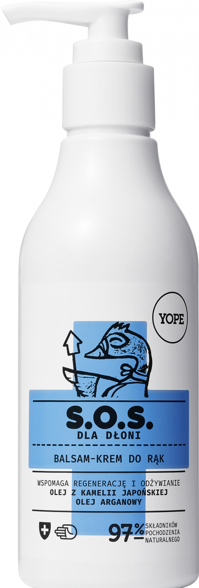Naprawczy Balsam-Krem do Rąk S.O.S dla Dłoni, YOPE HAND, 160 ml