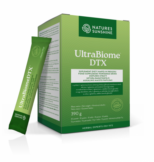 UltraBiome DTX Oczyszczanie i Detoksykacja, Nature's Sunshine, 30 saszetek