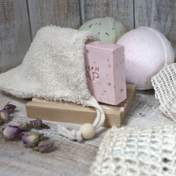 Bamboo Soap Bag, 1pc