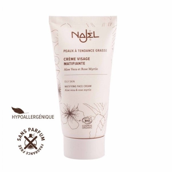 Mattifying face cream for Oily skin, Najel