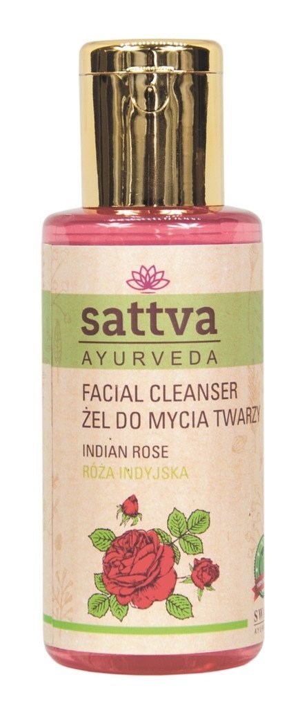 Indian Rose Face Cleansing Gel Sattva, 100ml