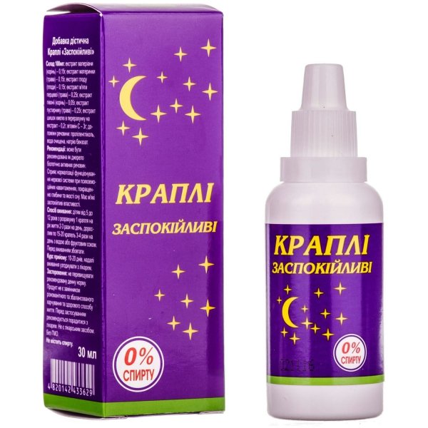 Krople normalizujące pracę układu nerwowego Uspokajające ENJEE, 30ml