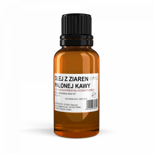 Olej z Palonej Kawy nierafinowany zimnotłoczony, Esent, 20 ml