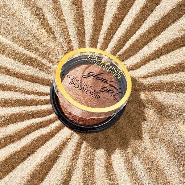 Eveline Glow &amp; Go Bronzer wypiekany nr 01 Go Hawai