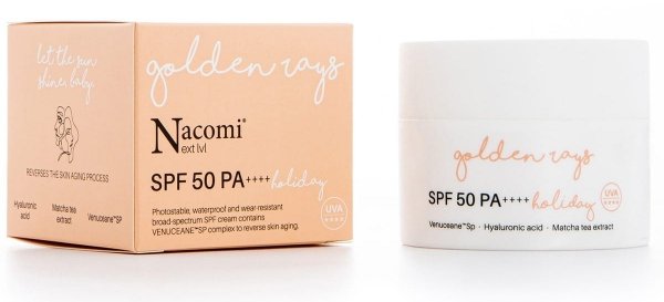 Przeciwzmarszczkowy Krem do Twarzy z Filtrem SPF 50, Nacomi Next Level