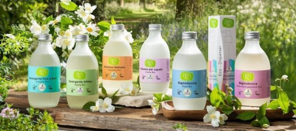 Gentle Shampoo with Organic Chamomile Extract, Pierpaoli Ekos in Vetro