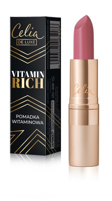 Celia De Luxe Pomadka do ust nawilżająca Vitamin Rich nr 03  3.5g