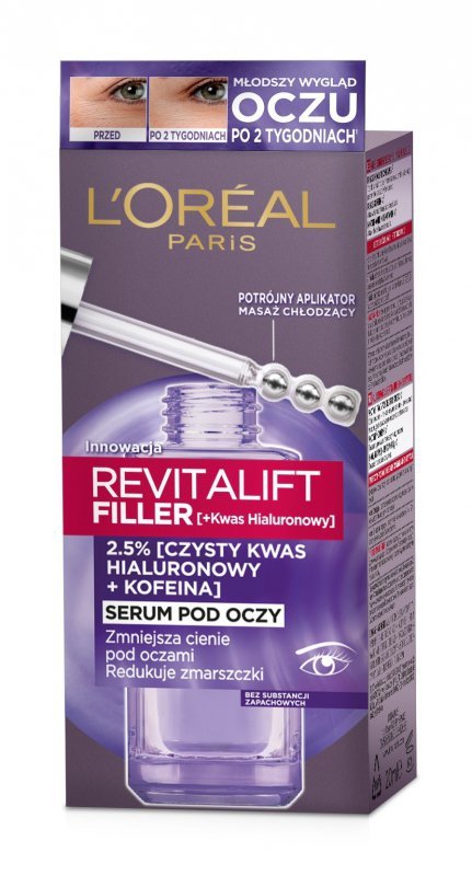 LOREAL Revitalift Filler Serum pod oczy redukujące zmarszczki 20 ml