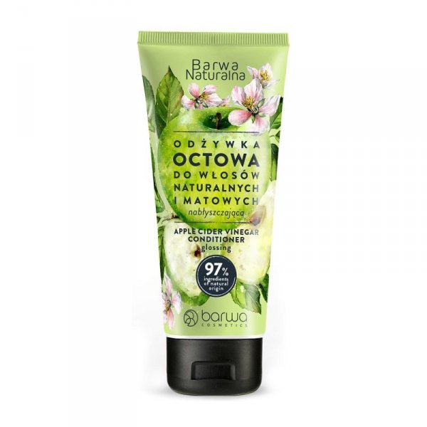 BARWA Naturalna Octowa Odżywka nabłyszczająca do włosów suchych i matowych 200ml