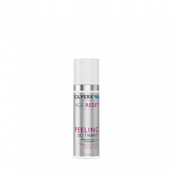 SOLVERX Age.Reset Peeling do twarzy - Wygładzenie Skóry &amp; Odbudowa Mikrobiomu 30ml