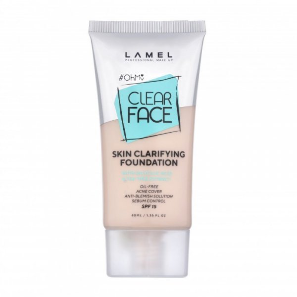 LAMEL OhMy Clear Face Podkład do twarzy nr 401 Soft Beige 40ml