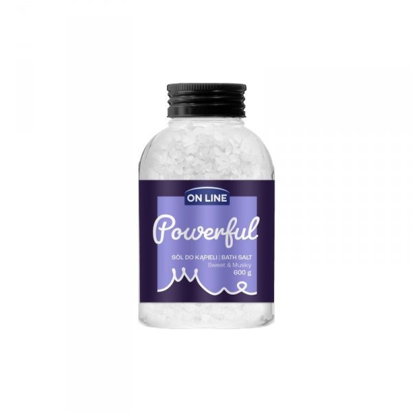 ON LINE Sól do kąpieli Powerful 600 g