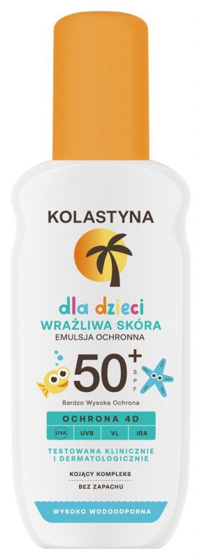 KOLASTYNA Emulsja ochronna dla dzieci - Wrażliwa Skóra SPF50+  150ml