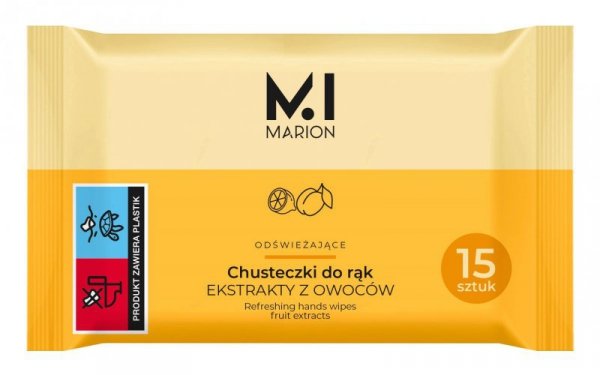 MARION Chusteczki odświeżające Owocowe 15szt.