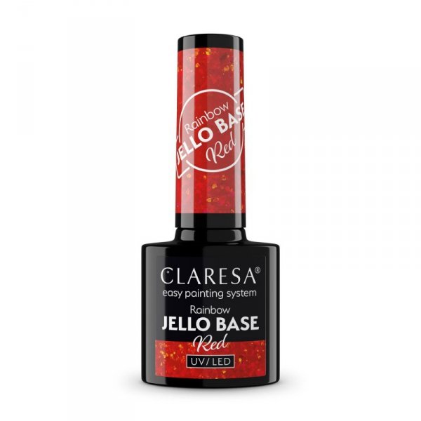 CLARESA Rainbow Baza hybrydowa - Jello Base Red