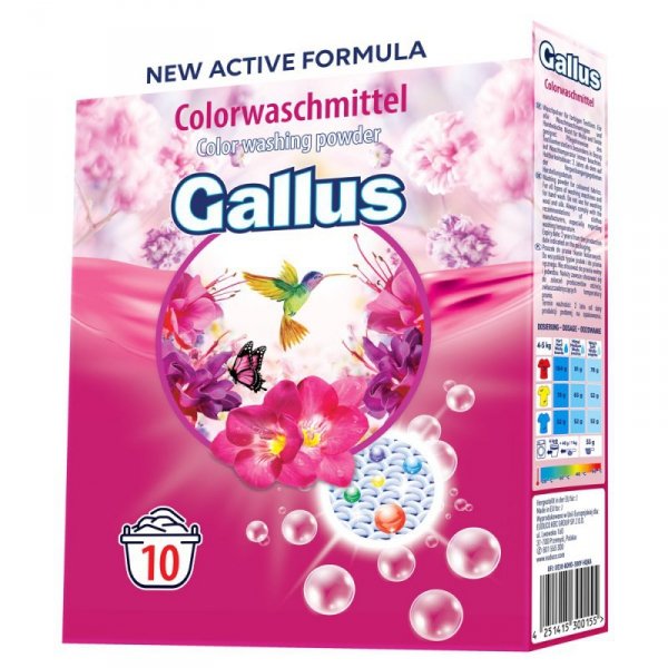 GALLUS PROSZEK d/prania  650g KOLOR karton