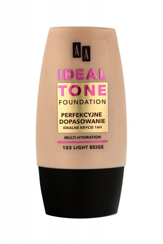 AA Make Up Ideal Tone Podkład Perfekcyjne Dopasowanie nr 103 light beige  30ml