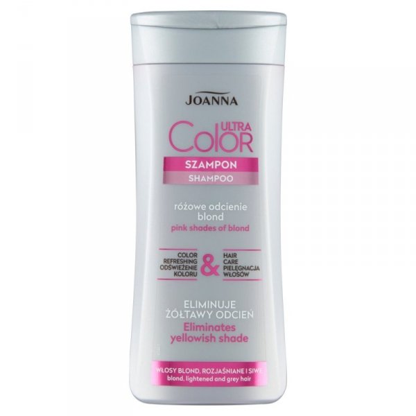JOANNA Ultra Color Szampon - różowe odcienie blondu 200 ml