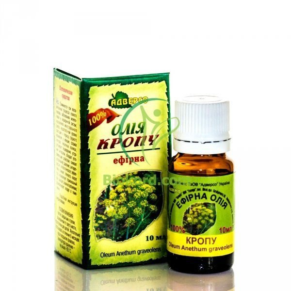 Dill Essential Oil, Adverso, 100% Natural