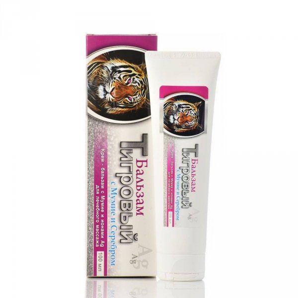 Tiger Face &amp; Body Balm with Silver Ions and Mumiyo, 100ml
