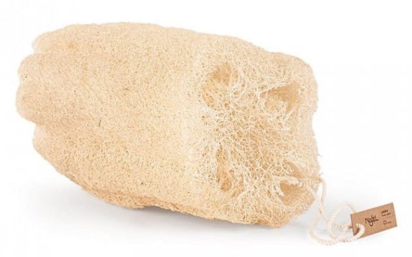 EXTRA DUŻA gąbka Luffa ze sznurkiem, naturalna, złuszczająca gąbka roślinna, 26 cm, Najel