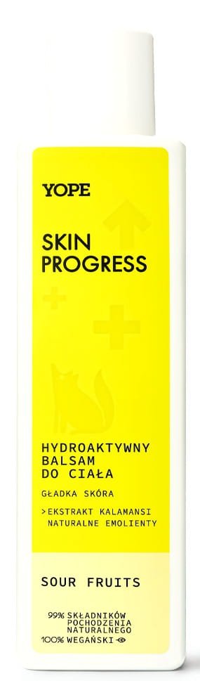 Hydroaktywny balsam do ciała Gładka Skóra, Yope SOUR FRUITS