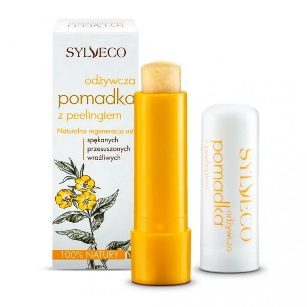 Odżywcza Pomadka do Ust z Peelingiem, SYLVECO
