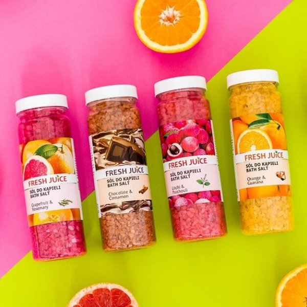 Orange &amp; Guarana Bath Salt, Fresh Juice, 700g