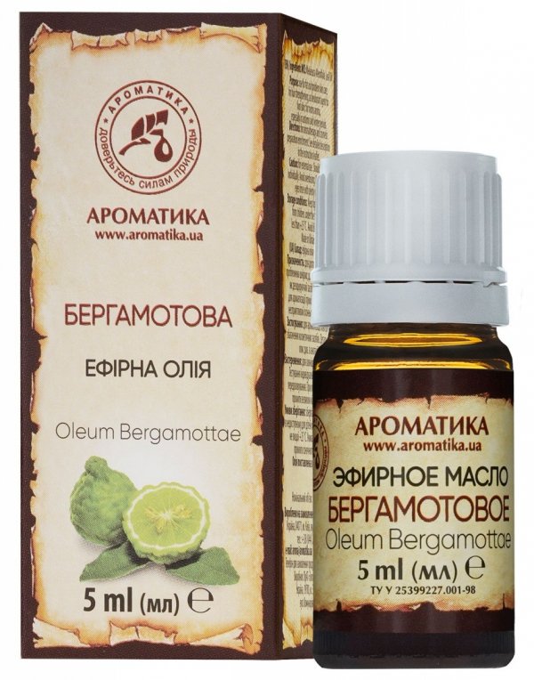 Bergamot Essential Oil, 100% Natural, Aromatika