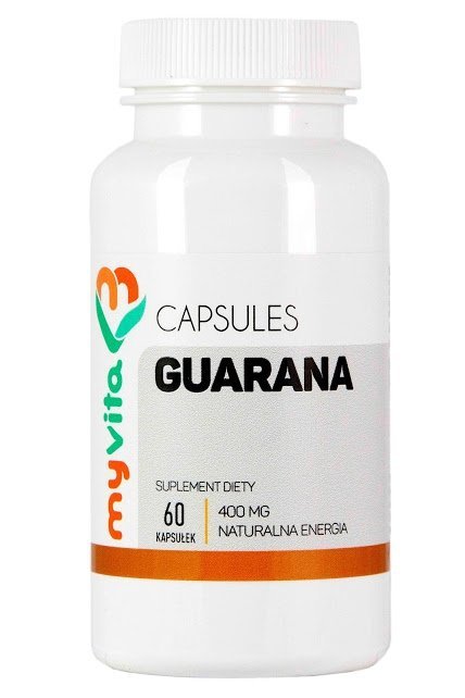 Guarana 400mg, Kapsuki, Myvita