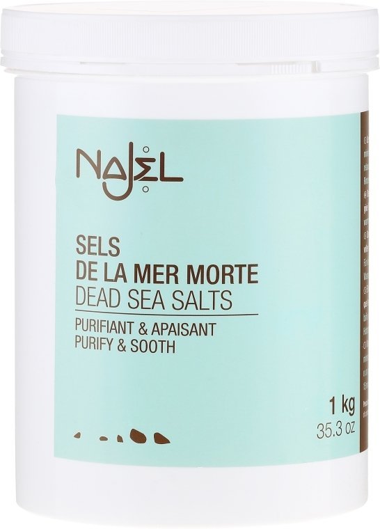 Dead sea salts Purify &amp; sooth, Najel, 1 kg