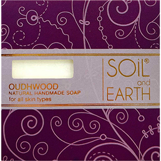 Oud Wood, Natural Oriental Soap, Soil &amp; Earth
