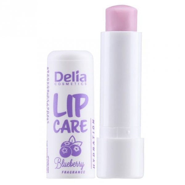 Pomadka Ochronna do Ust Jagodowa, Delia Lip Care Blueberry, 4,9g