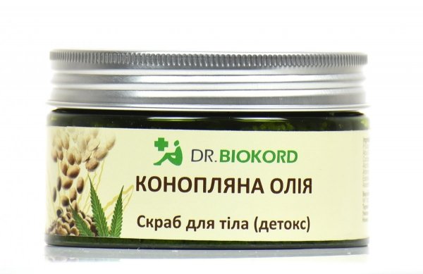 Hemp Detox Body Peeling, Dr. Biokord, 100% Natural, 250ml
